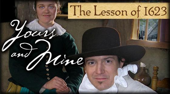 Yours and Mine: The Lesson of 1623